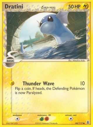 Dratini (Delta Species) 066/113  - Reverse Holofoil Delta Species - Common