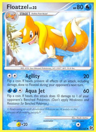 Floatzel  Great Encounters - Uncommon