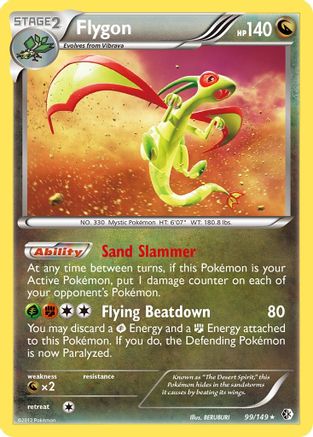 Flygon  - Holofoil Boundaries Crossed - Holo Rare