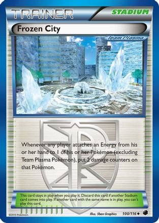 Frozen City (Team Plasma) 100/116  Plasma Freeze - Uncommon