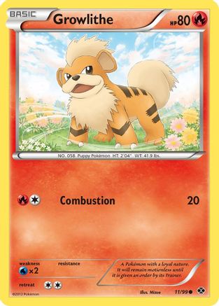 Growlithe (11) (11) 011  Next Destinies - Common