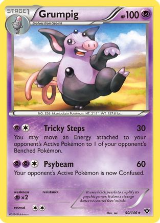 Grumpig  XY Base Set - Rare