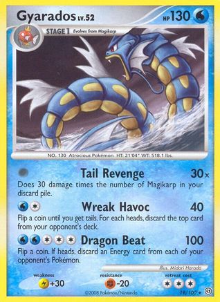 Gyarados 019/100  Stormfront - Rare