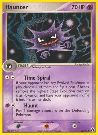 Haunter 035  - Reverse Holofoil Legend Maker - Uncommon