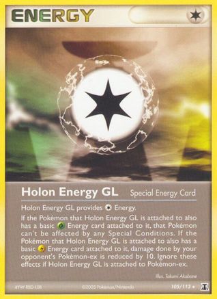 Holon Energy GL 105  - Reverse Holofoil Delta Species - Rare