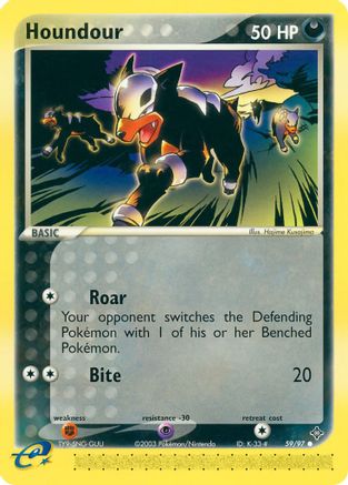 Houndour 059/97  Dragon - Common