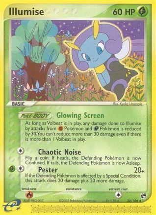 Illumise  - Reverse Holofoil Sandstorm - Uncommon