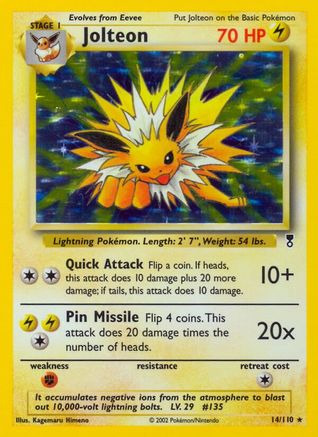 Jolteon  - Holofoil Legendary Collection - Holo Rare