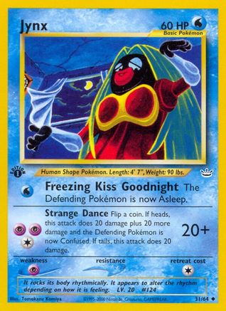 Jynx 031  - 1st Edition Neo Revelation - Uncommon