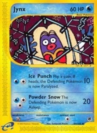 Jynx 083  - Reverse Holofoil Expedition - Uncommon