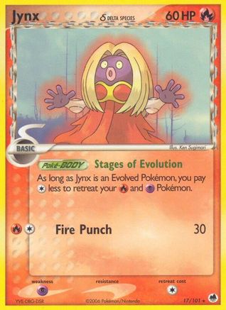 Jynx (Delta Species)  Dragon Frontiers - Rare