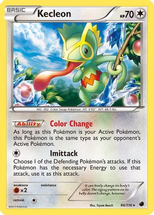 Kecleon  Plasma Freeze - Rare