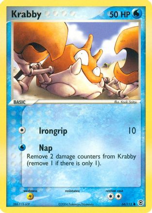 Krabby 066  FireRed & LeafGreen - Common