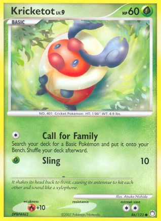 Kricketot  - Reverse Holofoil Mysterious Treasures - Common