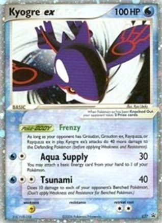 Kyogre ex - 037 (EX Collector's Tins)  - Holofoil Nintendo Promos - Promo