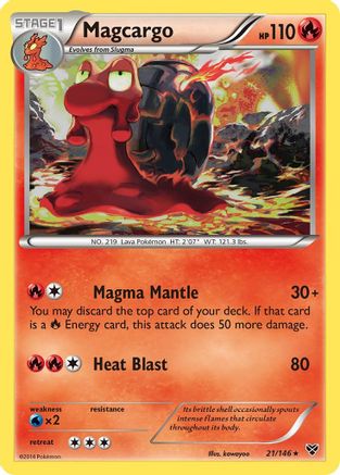 Magcargo  XY Base Set - Rare