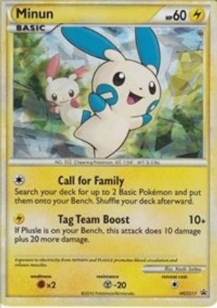 Minun - HGSS17  - Holofoil HGSS Promos - Promo