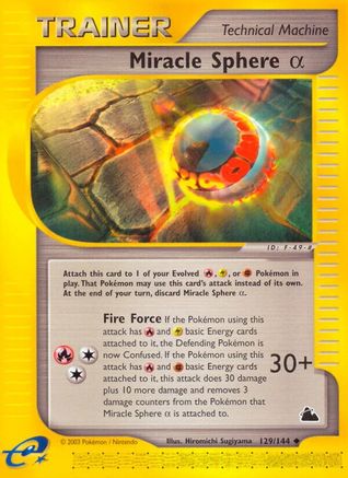 Miracle Sphere Alpha  Skyridge - Uncommon