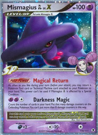 Mismagius GL Lv.X  - Holofoil Rising Rivals - Ultra Rare