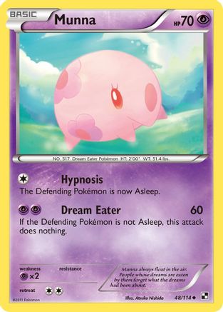 Munna  - Reverse Holofoil Black and White - Uncommon