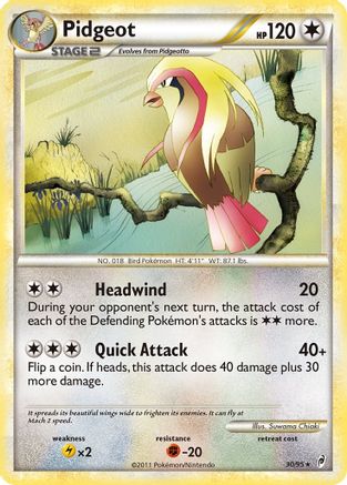 Pidgeot  Call of Legends - Rare