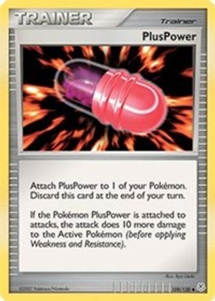 PlusPower  - Reverse Holofoil Diamond and Pearl - Uncommon