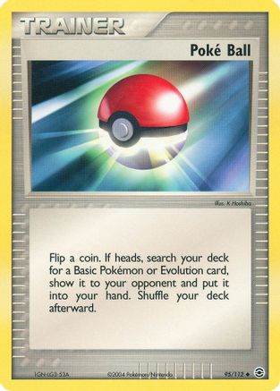 Poke Ball  - Reverse Holofoil FireRed & LeafGreen - Uncommon