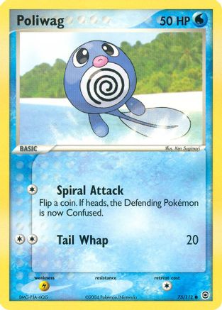 Poliwag/112  - Reverse Holofoil FireRed & LeafGreen - Common