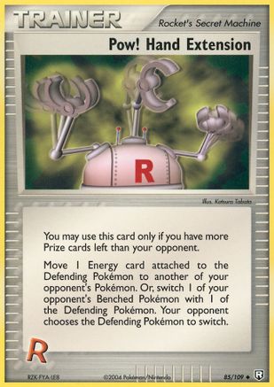 Pow! Hand Extension 085  Team Rocket Returns - Uncommon