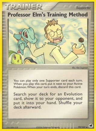 Professor Elm's Training Method 079  Dragon Frontiers - Uncommon