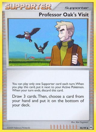 Professor Oak's Visit 090/99  Arceus - Uncommon