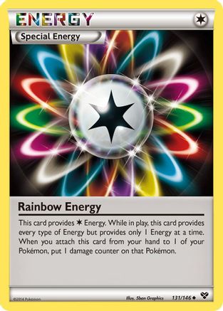 Rainbow Energy 131  XY Base Set - Uncommon