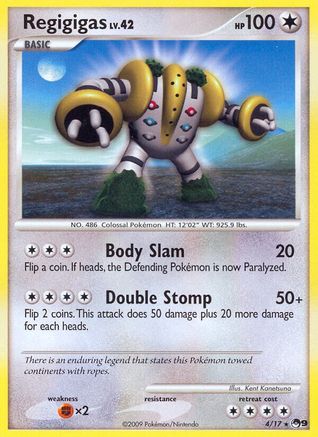 Regigigas  - Holofoil POP Series 9 - Rare