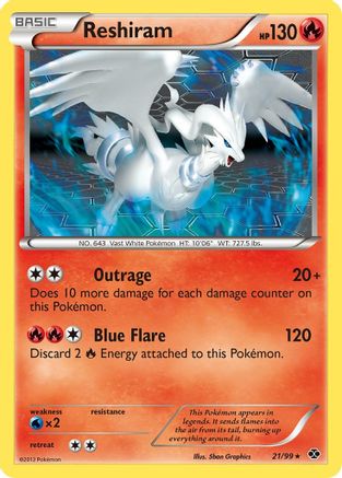 Reshiram  Next Destinies - Rare