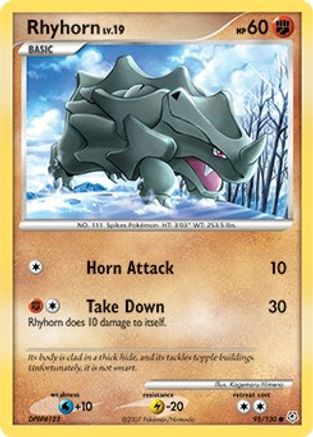 Rhyhorn  Diamond and Pearl - Common