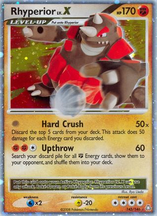 Rhyperior LV.X  - Holofoil Legends Awakened - Ultra Rare