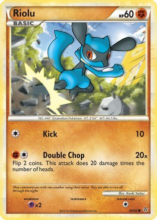 Riolu 060  - Reverse Holofoil Unleashed - Common