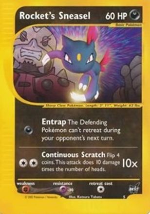 Rocket's Sneasel - 5  Best of Promos - Promo