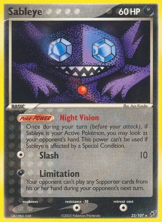 Sableye 023  Deoxys - Rare