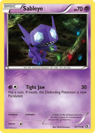 Sableye  Legendary Treasures - Uncommon