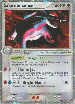 Salamence ex  - Holofoil Deoxys - Ultra Rare