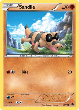 Sandile  - Reverse Holofoil Emerging Powers - Common