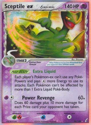 Sceptile ex (Delta Species)/100  - Holofoil Crystal Guardians - Ultra Rare