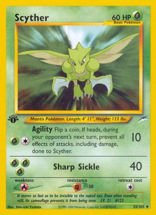 Scyther  - 1st Edition Neo Destiny - Uncommon