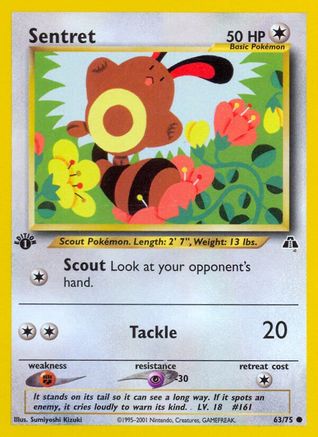 Sentret 063  - 1st Edition Neo Discovery - Common