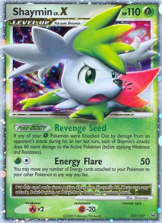 Shaymin Lv.X (Sky Forme)  - Holofoil Platinum - Ultra Rare