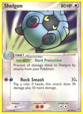 Shelgon  Deoxys - Uncommon