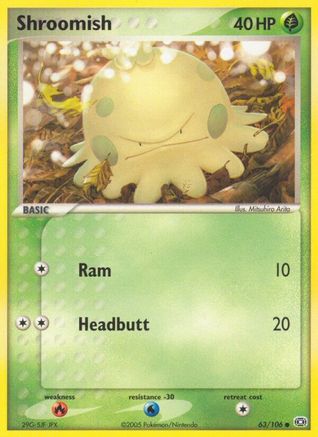 Shroomish  Emerald - Common
