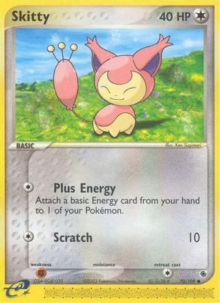 Skitty 070/109  Ruby and Sapphire - Common
