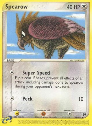 Spearow 081/100  Sandstorm - Common